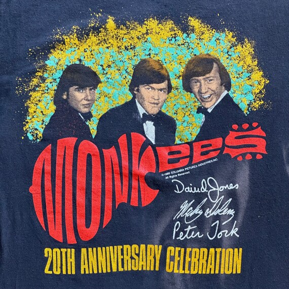 1986 The Monkees 20th Anniversary T-shirt - image 3