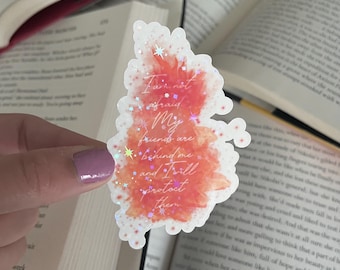 FIRESPRITE LEHABAH Sticker, Lele, Crescent City, Bookish Sticker, I am not afraid