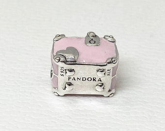 Amazon.com: PANDORA Pink Travel Bag Charm - Compatible with