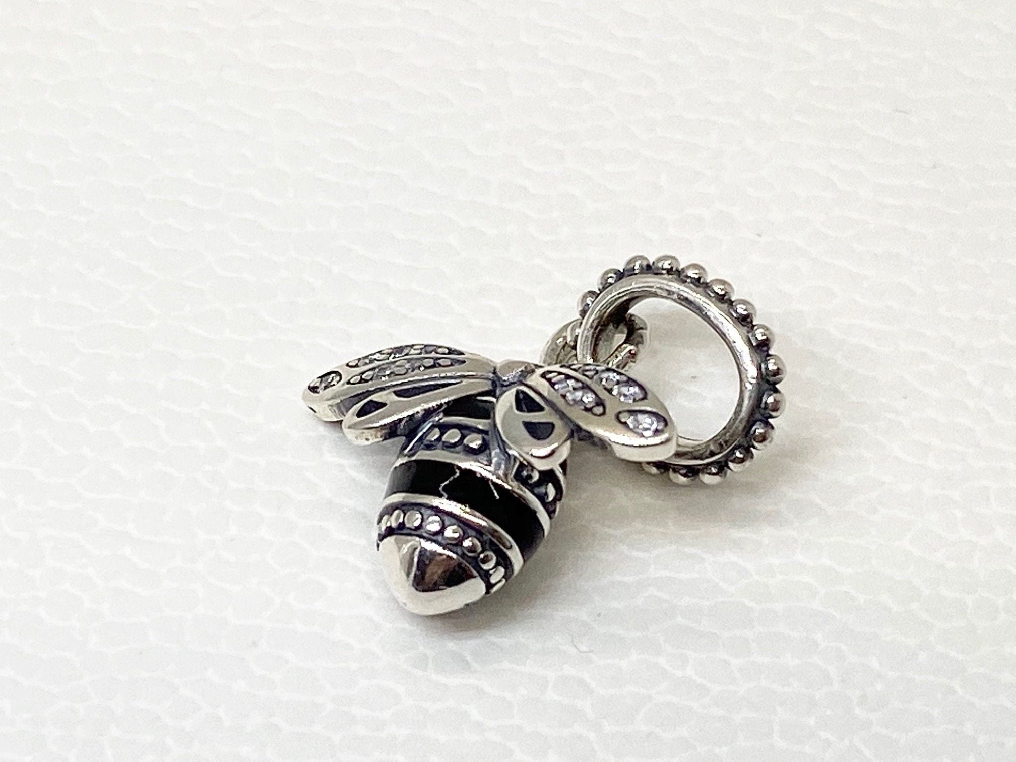 Sparkling Bee Dangle Charm