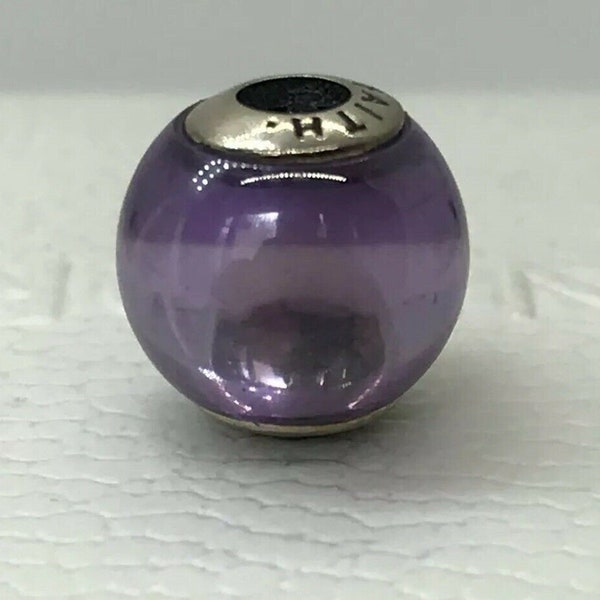 Pandora, New Bracelet Charms, Purple Amethyst , Sterling Silver, S925, Fully Stamped