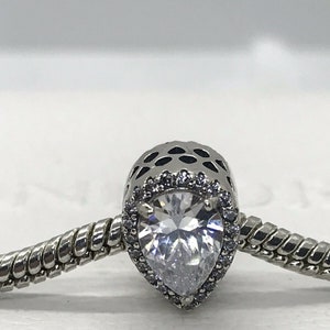 Pandora New Bracelet Charms Radiant Teardrop Charm Sterling
