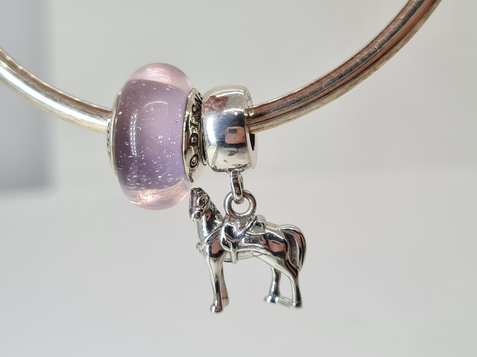 Pandora New Set of 2 Bracelet Charms Maximus Tangled Horse Etsy
