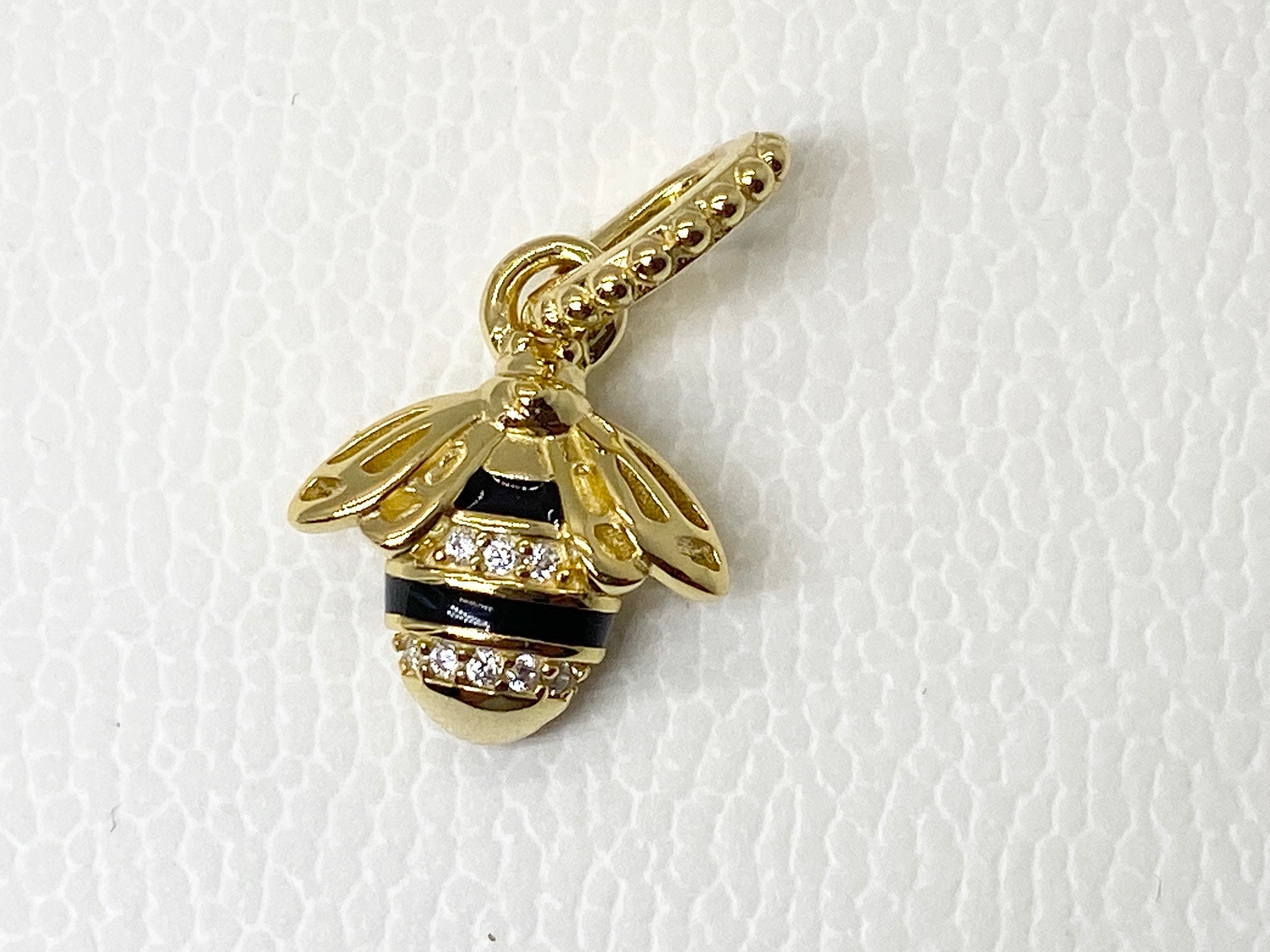 Pandora, New Bracelet Charms, Gold Plated Queen Bee Pendant