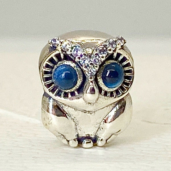 Pandora, New Bracelet Charms, Sparkling Owl , Sterling Silver, S925, Fully Stamped