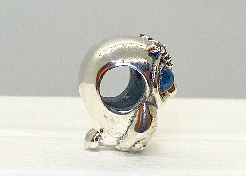 GNOCE Süße Umarmungen Charm – Sterling Silber Anhänger Mit Chihuahua, Eule & Herz-Edelstein, Für Armband Oder Halskette