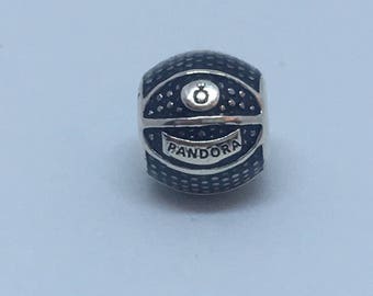 pulsera Pandora de plata esterlina baloncesto - Etsy