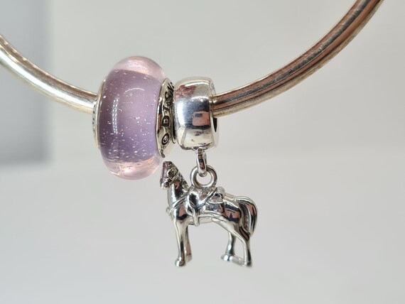 Pandora New Set of 2 Bracelet Charms Maximus Tangled Horse