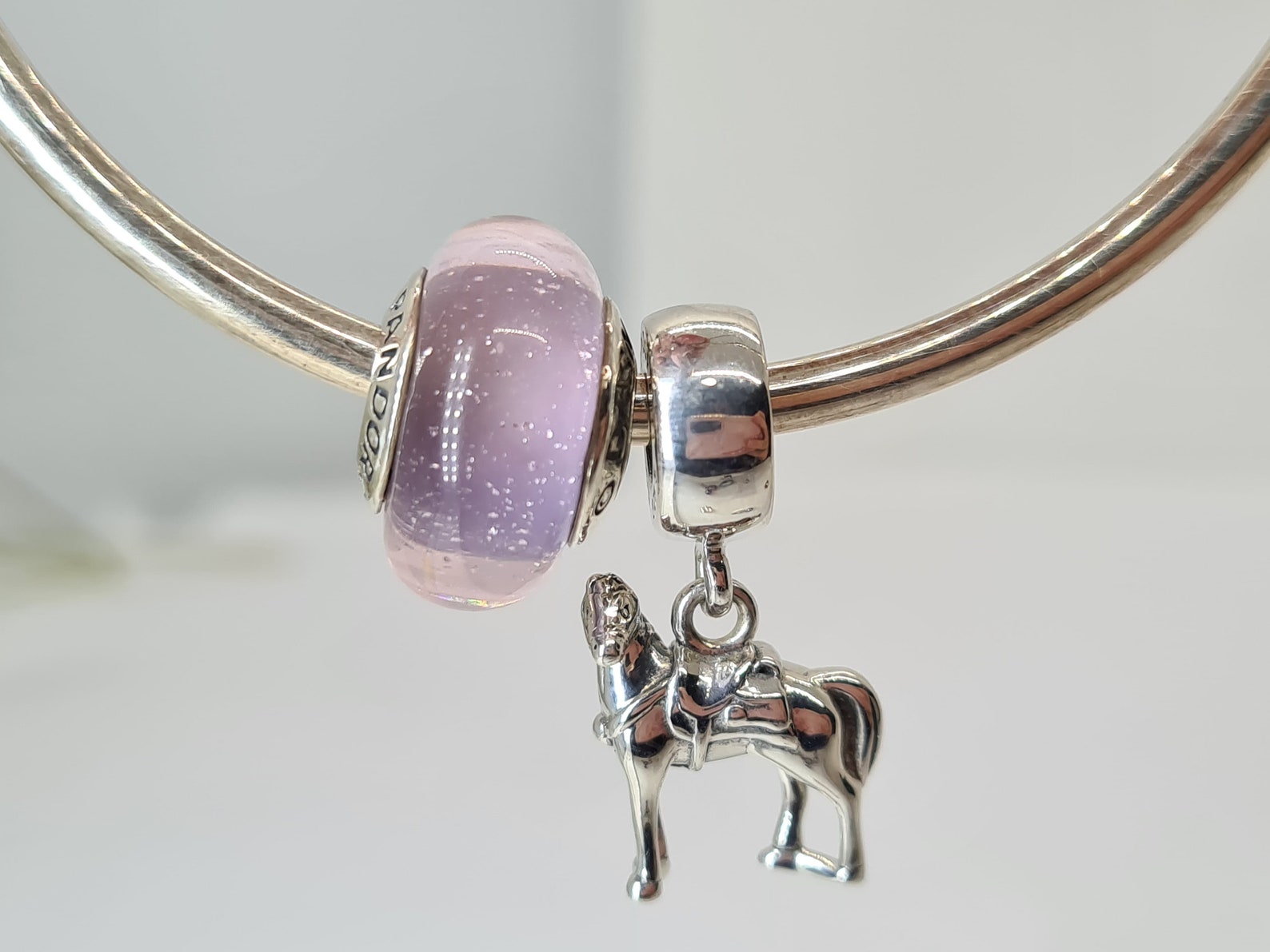 Pandora New Set of 2 Bracelet Charms Maximus Tangled Horse Etsy