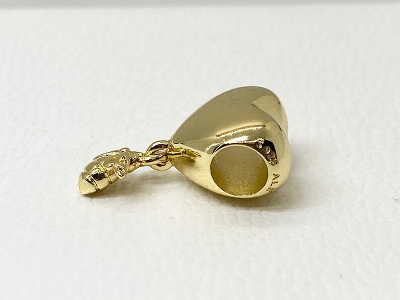 ON SALE 30/% OFF Pandora Fully Stamped Heart And Bee Dangle New Bracelet Charms S925 Sterling Silver