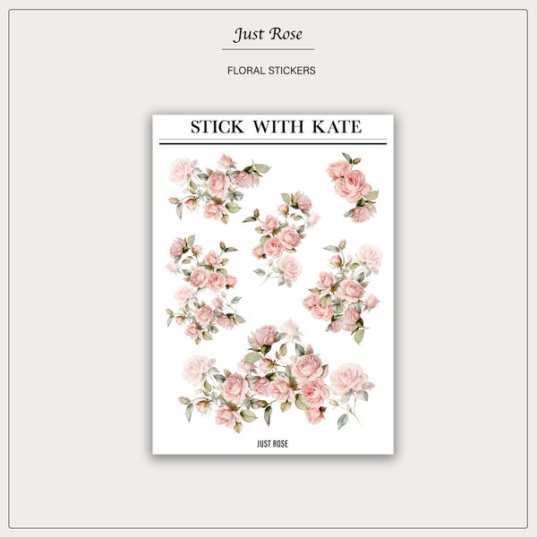 Just Rose | Planner Stickers