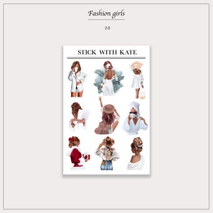 Fashion girls 1.0 - Girlies 2.0 | Planner Stickers