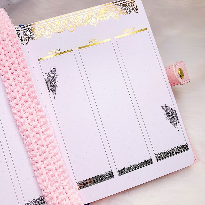 Lace Dividers FOILED Bullet Journal Stickers Planner Etsy