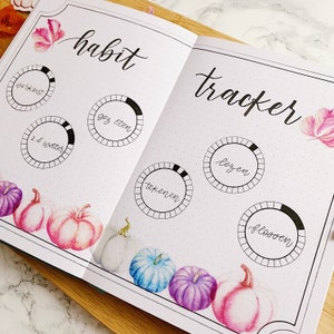 Gingham Pumpkins Bujo Stickers Planner Stickers image 3