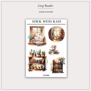 Scenes 1.0 - Cozy Reader | Planner Stickers
