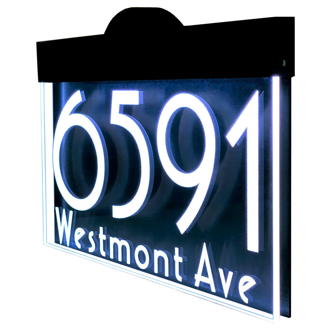 12 V DC Custom Illuminated LED Lighted Address Plaque Sign Etsy