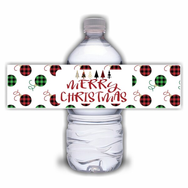Holiday Bottle Label - Etsy