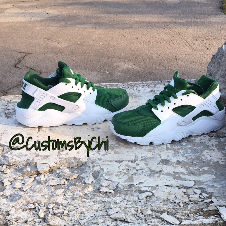 two color nike shoes