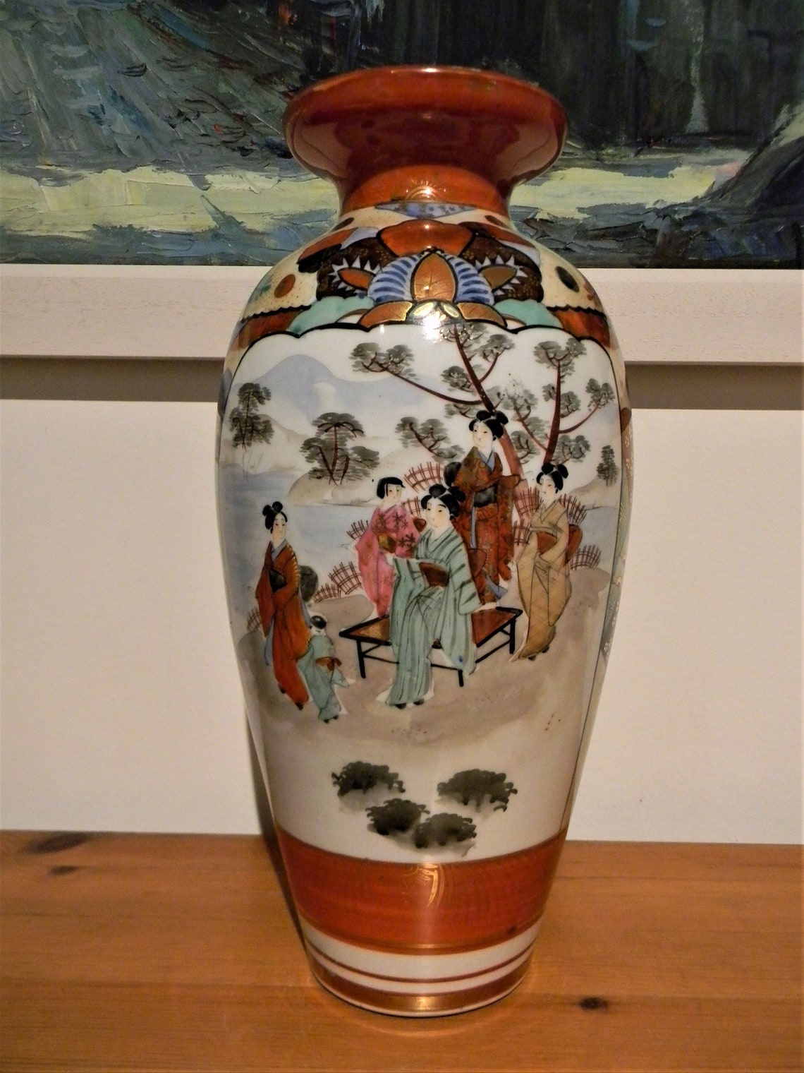 Vase japonais Meiji Kutani Satsuma début du 20ème siècle Etsy