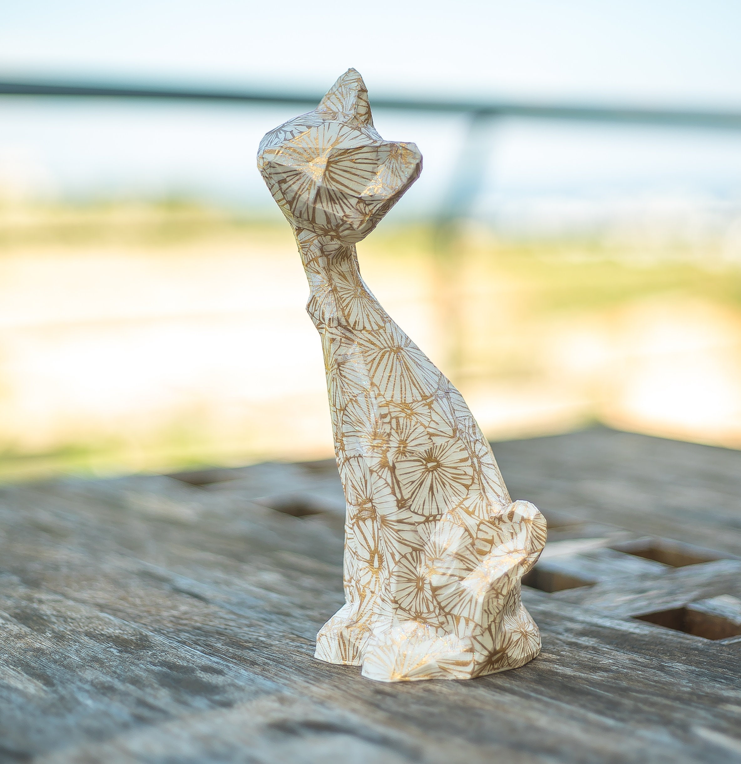 Models not yet sold in China Cat Low Polygon Animal Low