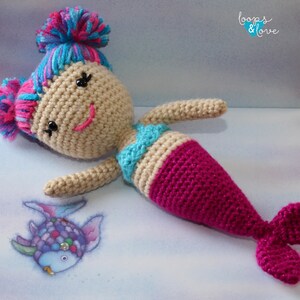Mermaid Amigurumi Crochet Pattern|Crochet Mermaid Pattern|Crochet Animal| Amigurumi Mermaid| Crochet Mermaid|Crochet Doll