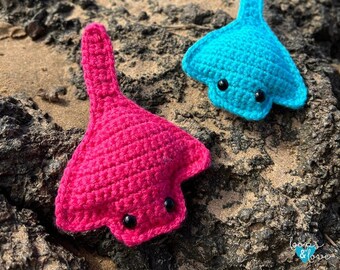 Crochet Stingray Pattern | Crochet Pattern | Stingray Amigurumi | Ragdoll Crochet | Crochet Stingray | Crochet Animal | Amigurumi Pattern