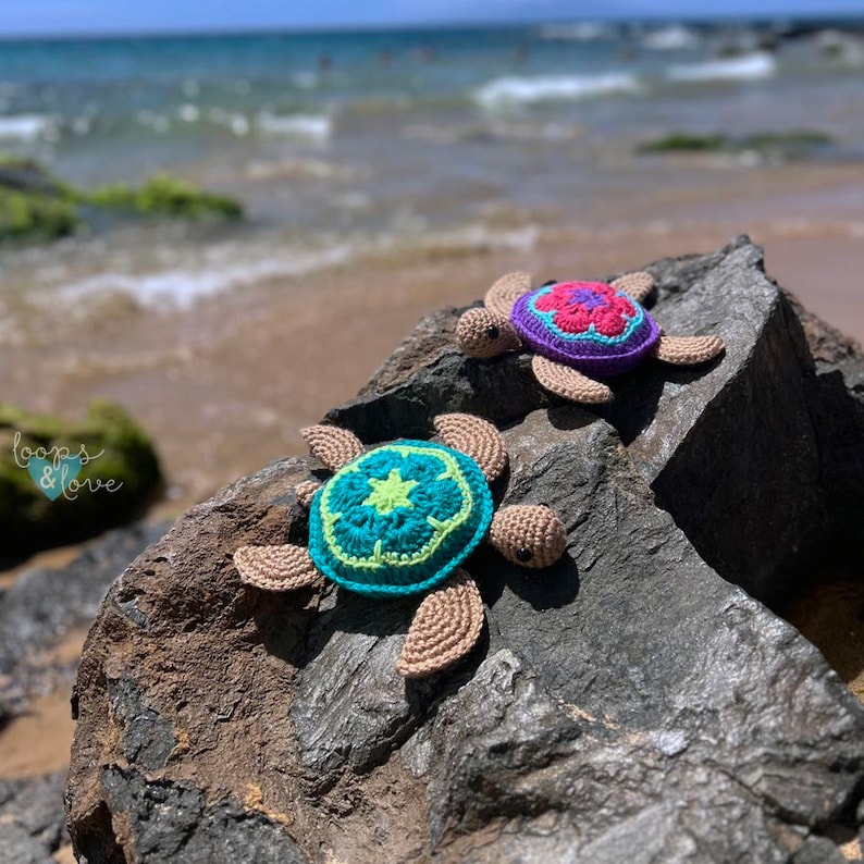 Crochet Sea Turtle | Crochet Turtle | Turtle Crochet Pattern | Turtle Amigurumi | Sea Turtle Crochet Pattern | Crochet Animals | Crochet Toy image 2