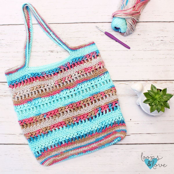 Sandy Sunset Tote | Crochet Bag Pattern | Crochet Tote Bag Pattern | Sandy Sunset Bag | Crochet Bag | Crochet Tote Bag | Crochet Market Bag