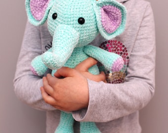 Elephant Amigurumi | Crochet Elephant | Amigurumi Crochet Pattern | Crochet Animals | Crochet Stuffed Animal