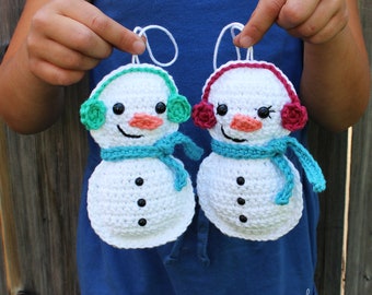 Crochet Snowman | Crochet Ragdoll Snowman | Crochet Snowman Ornament | Ragdoll Crochet | Crochet Pattern