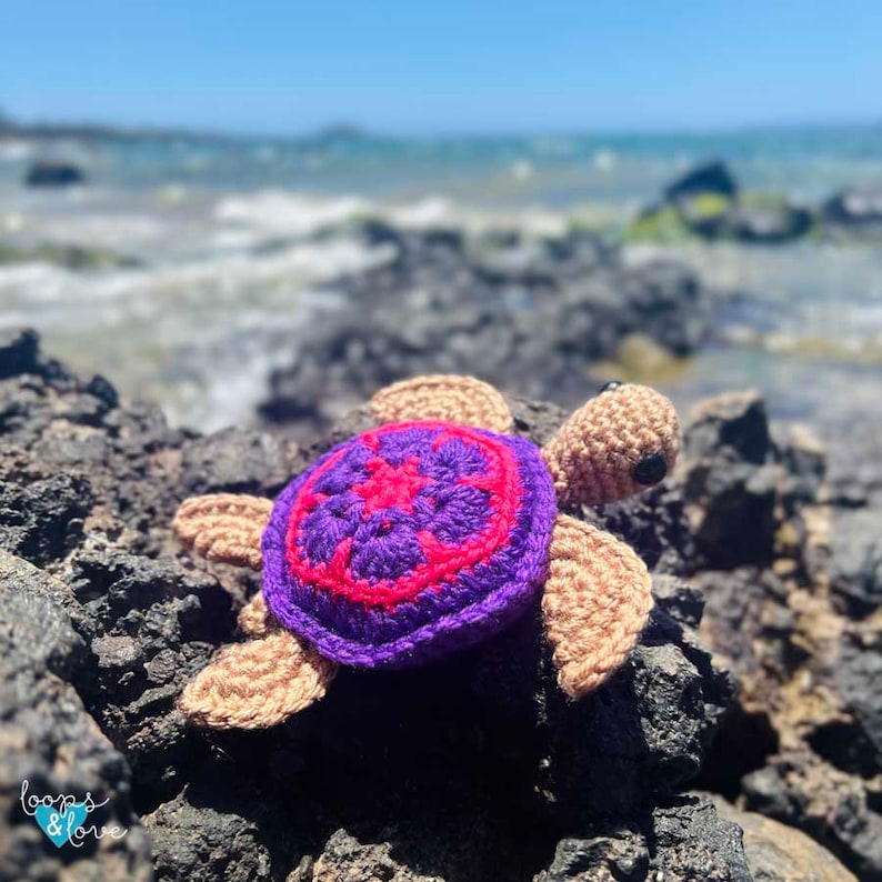 Crochet Sea Turtle | Crochet Turtle | Turtle Crochet Pattern | Turtle Amigurumi | Sea Turtle Crochet Pattern | Crochet Animals | Crochet Toy image 3
