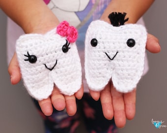 Crochet Tooth Fairy Pouch Pattern | PDF Download