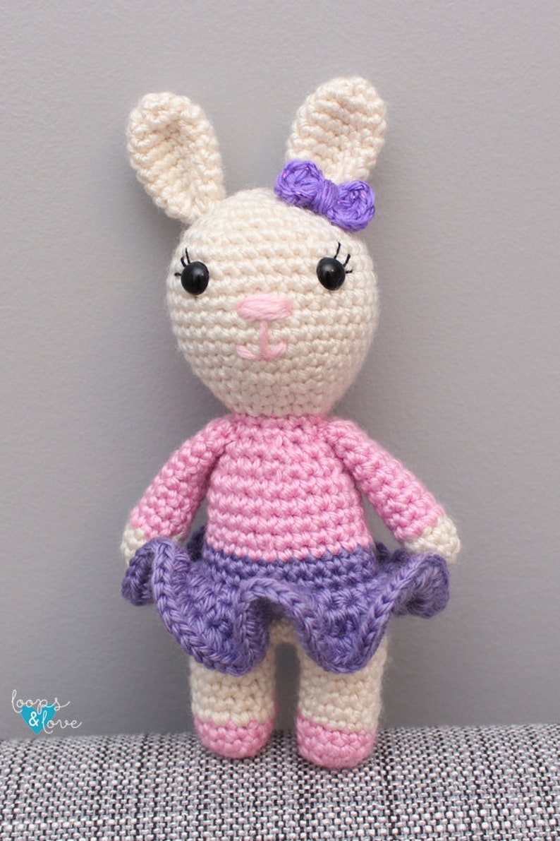 Mini Bunny Amigurumi Crochet Bunny Bunny Crochet Pattern Bunny Amigurumi Crochet Bunny Amigurumi Crochet Animals Amigurumi image 3