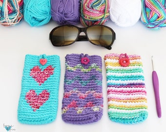 Easy Crochet Sunglasses Cases | Sunglasses Pouch| Sunglasses Case Crochet Pattern | Crochet Sunglasses Holder