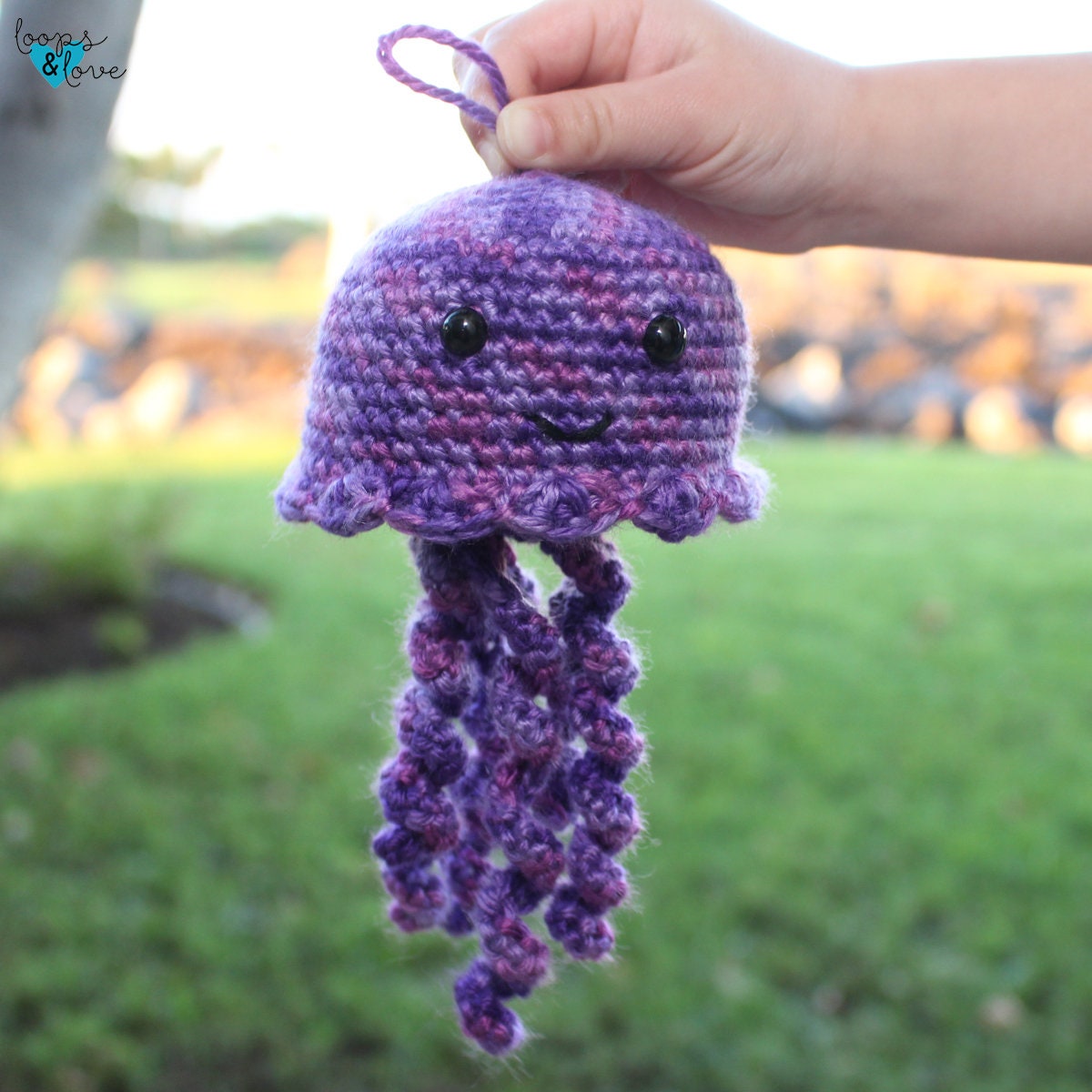 39 Crochet Jellyfish Patterns: Amigurumi, Rattles, Squish, and Keychains 22 Jellyfish Amigurumi Crochet Pattern Ocean Animal Toy