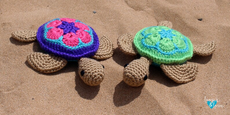 Crochet Sea Turtle Crochet Turtle Turtle Crochet Pattern Turtle Amigurumi Sea Turtle Crochet Pattern Crochet Animals Crochet Toy image 2