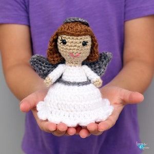 Mini Angel Amigurumi Crochet Angel Angel Amigurumi Angel Crochet Pattern Crochet Doll Crochet Ornament image 1