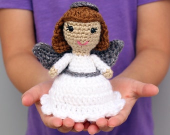 Mini-Häkelengel Amigurumi | Weihnachtsschmuck (PDF-Anleitung)