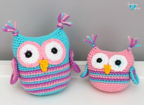 Crochet Owl Amigurumi Pattern | DIY Animal Toy (PDF Pattern)
