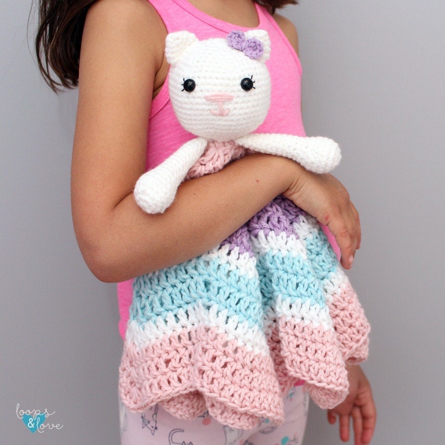 Crochet Kitty Lovey Pattern Beginner-Friendly
