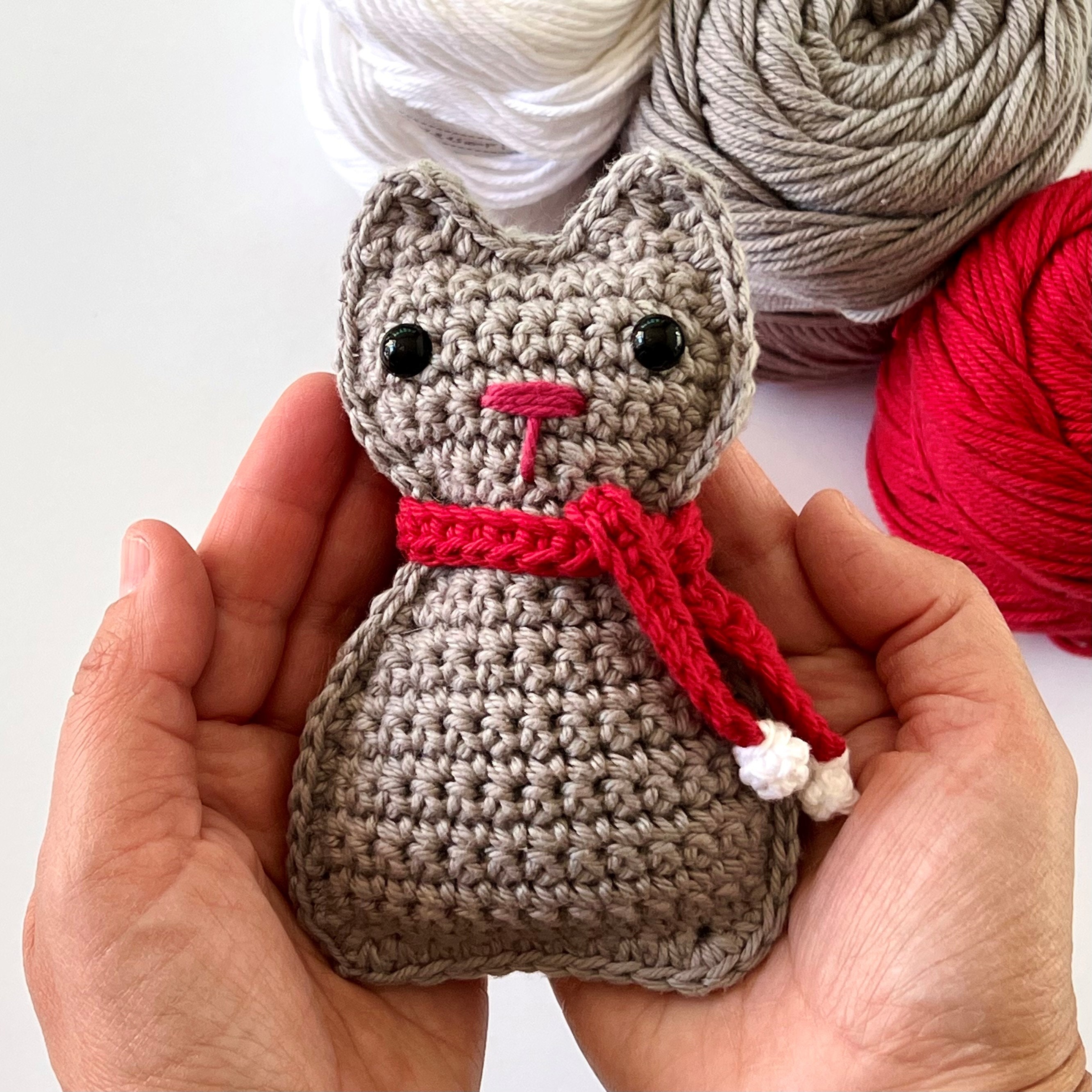 38 Crochet Patterns for Gifts, Decor, Accessories, and Amigurumi 2 Ragdoll Cat Ornament Crochet Pattern