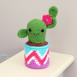 Cactus Amigurumi Crochet Pattern | Crochet Cactus | Crochet Plant Pattern | Amigurumi Plant | Amigurumi Cactus Crochet Pattern