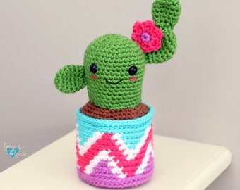 Cactus Amigurumi Crochet Pattern | Crochet Cactus | Crochet Plant Pattern | Amigurumi Plant | Amigurumi Cactus Crochet Pattern