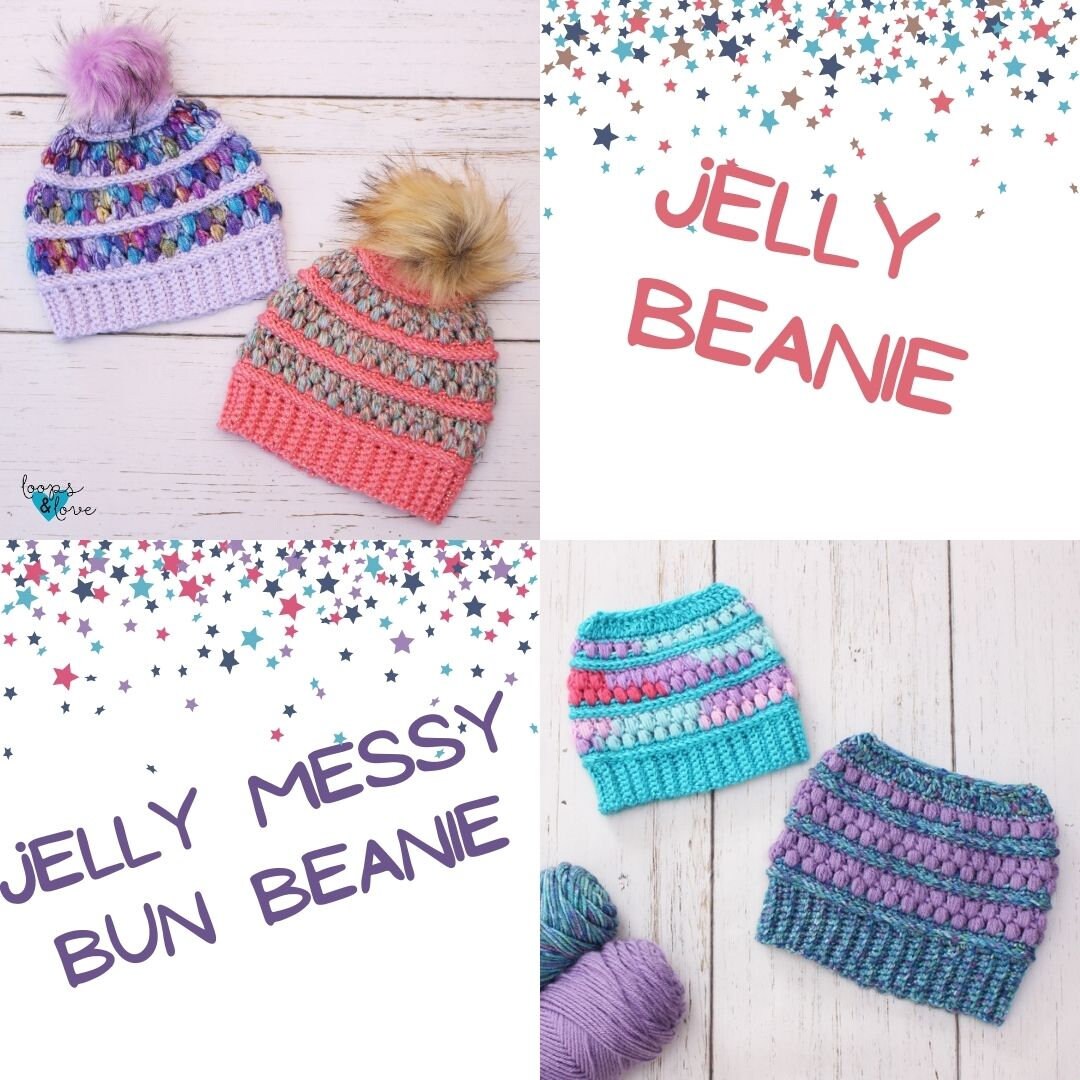 Crochet Beanie Bundle Crochet Hat 