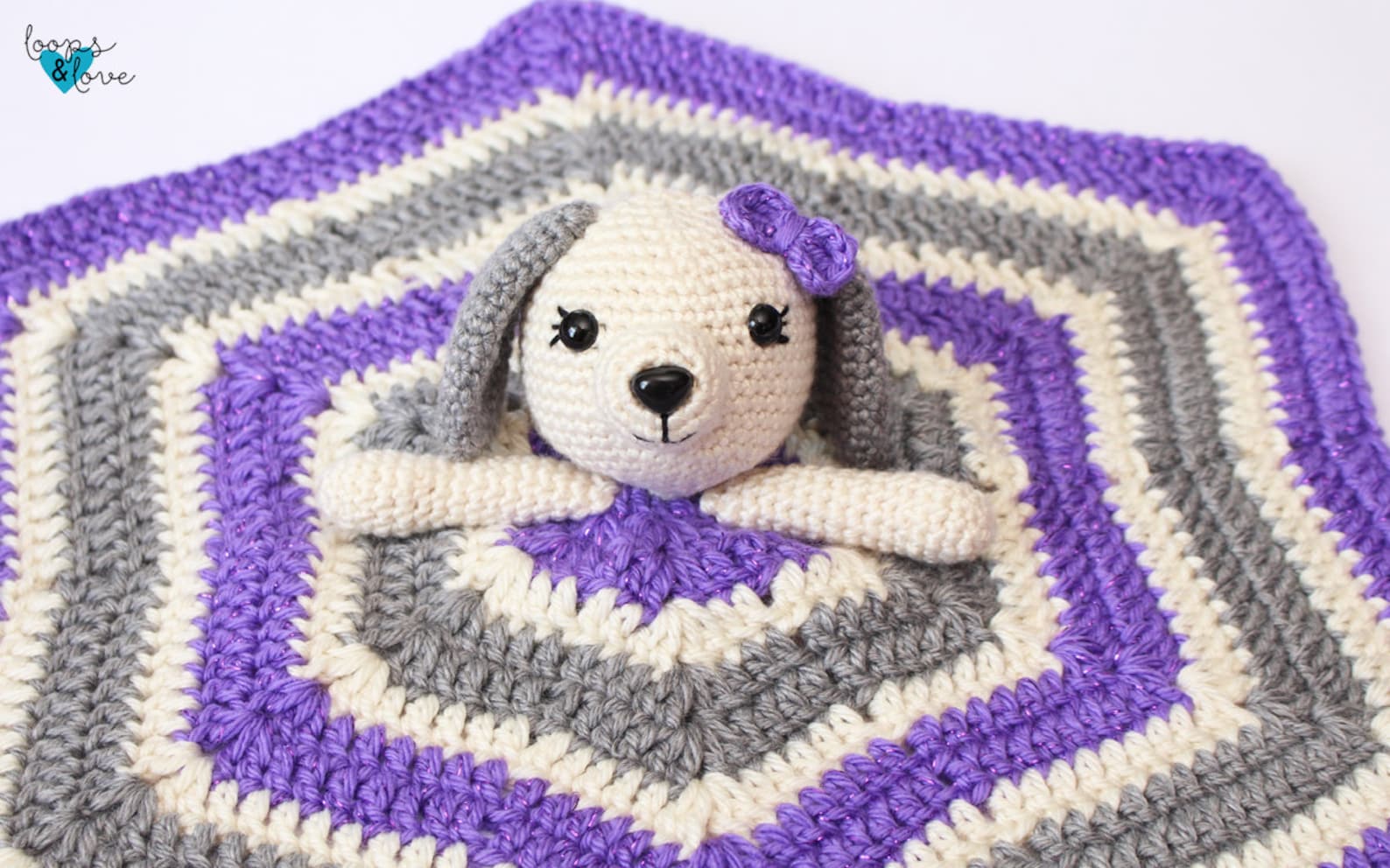 Crochet Puppy Lovey Animal Lovey Crochet Lovey Crochet Etsy