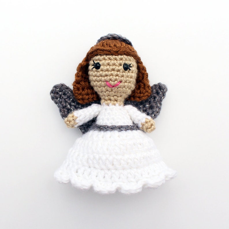 Mini Angel Amigurumi Crochet Angel Angel Amigurumi Angel Crochet Pattern Crochet Doll Crochet Ornament image 4