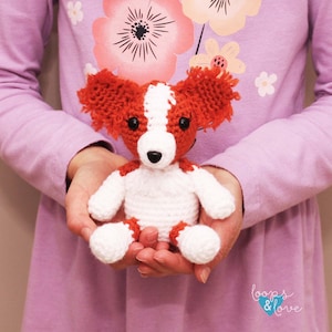 Papillon Dog Amigurumi | Crochet Dog Pattern | Dog Amigurumi Pattern | Crochet Papillon Amigurumi | Crochet Puppy Pattern