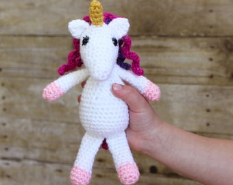 Unicorn Amigurumi Crochet Pattern|Crochet Unicorn Pattern|Crochet Animal| Amigurumi Unicorn| Crochet Unicorn | Mini Unicorn