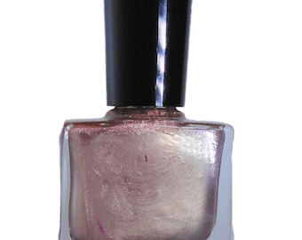 Rose Gold Iridescent Nail Polish: Vegan Shimmer Lacquer