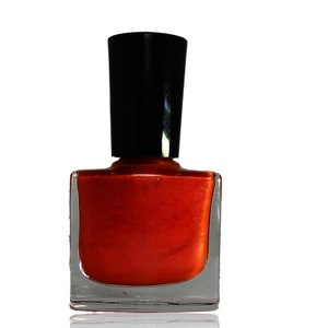 INDIA - Iridescent -  Duo Chrome Pink Coral Orange -  Nail Polish - Nail Art  - Lacquer - Top Coat - Luster - Pearl - Vegan Friendly Polish